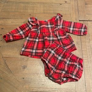 Baby Cat & Jack Plaid 2 piece set